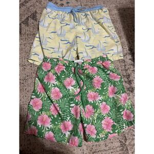 Boys Classic Whimsy Swim Trunks Size 7/8 Lot Of Two